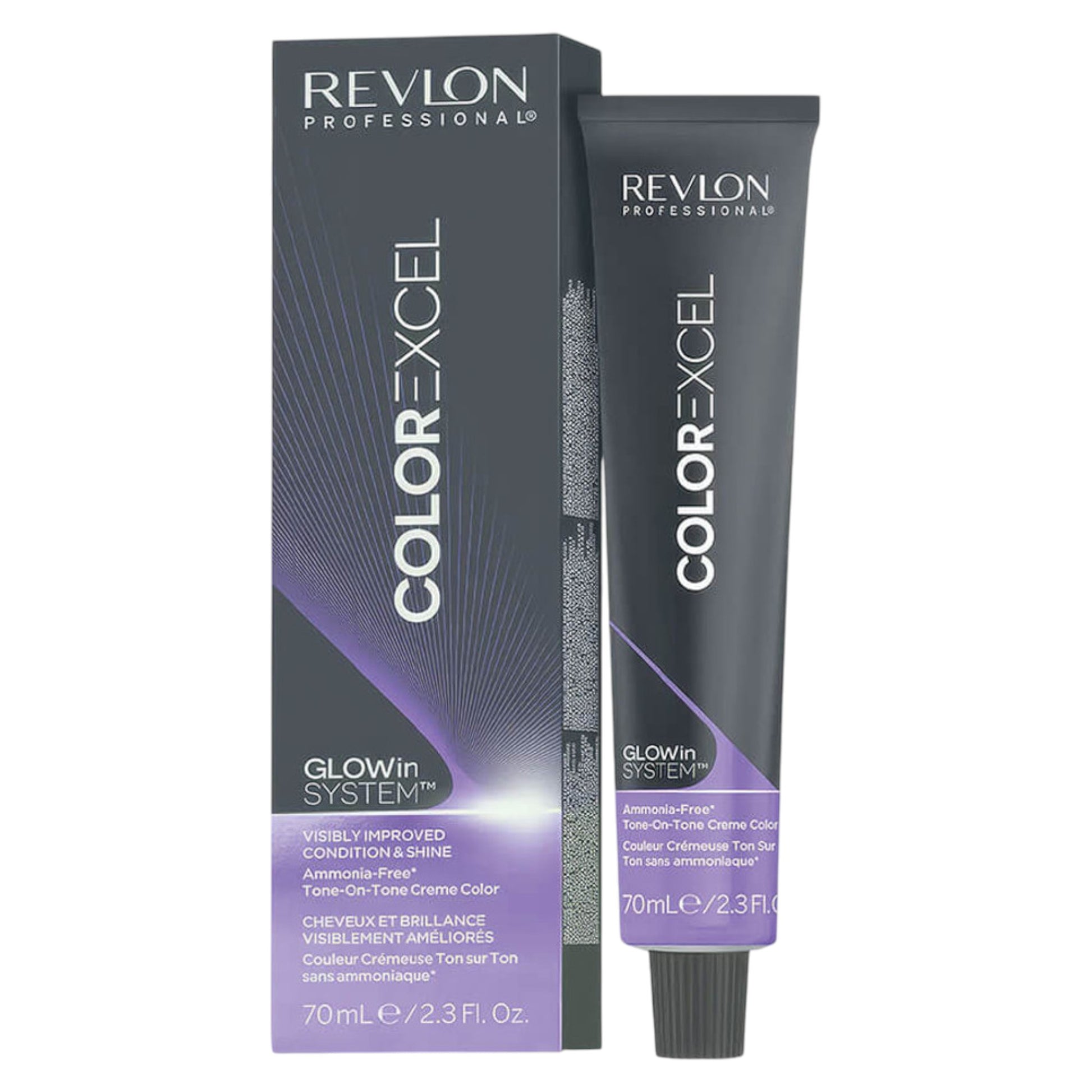Revlon Revlon, Color Excel, Ammoniakfrei, Demi-permanente Haarfarbe, 5.25 Light Iridescent Mahogany Brown, 70 ml Regular