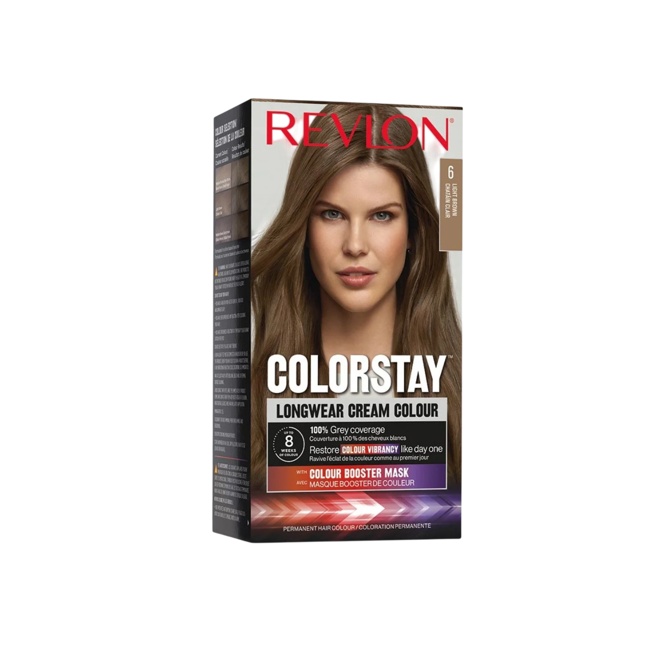 Revlon Revlon, Color Stay, Permanente Haarfarbe, 6 Light Brown, 165 ml Regular