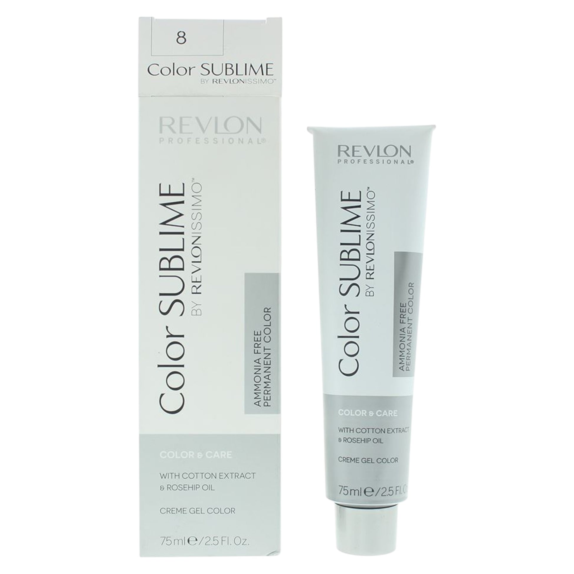 Revlon Revlon, Color Sublime, Permanente Haarfarbe, 8 Light Blonde, 75 ml Regular