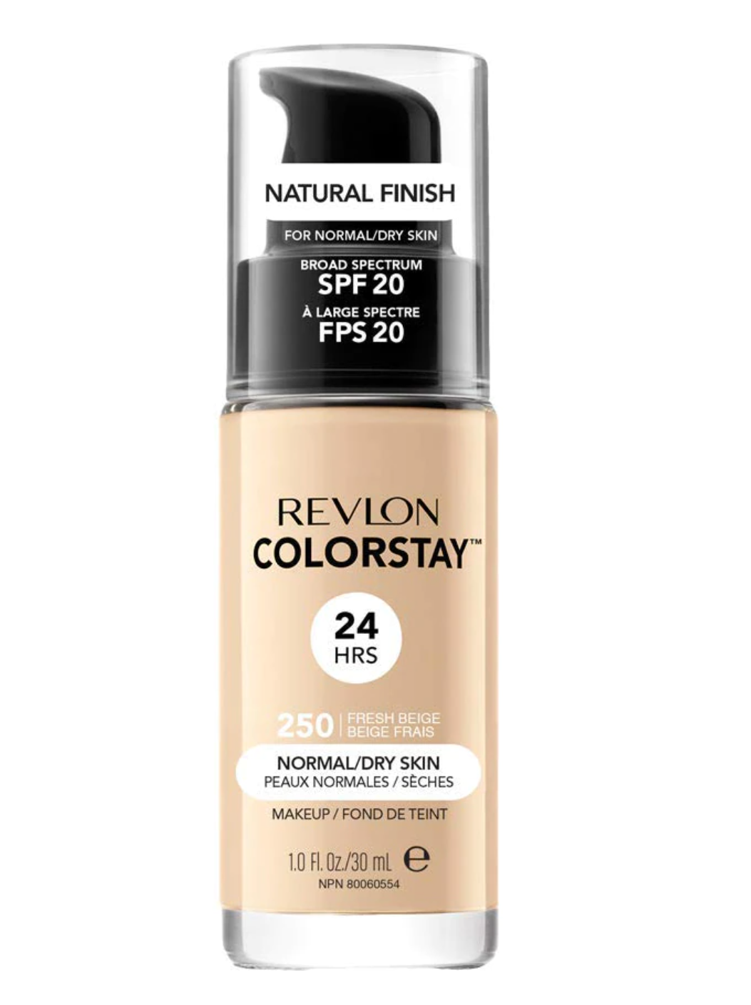 Revlon Revlon, Colorstay, Flüssige Grundierung, 250, Frisches Beige, SPF 20, 30 ml Regular