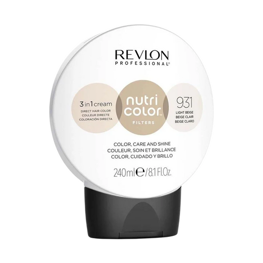 Revlon Revlon, Nutri Color Filters, Haarfarben-Creme-Toner, 931 Light Beige, 240 ml Regular