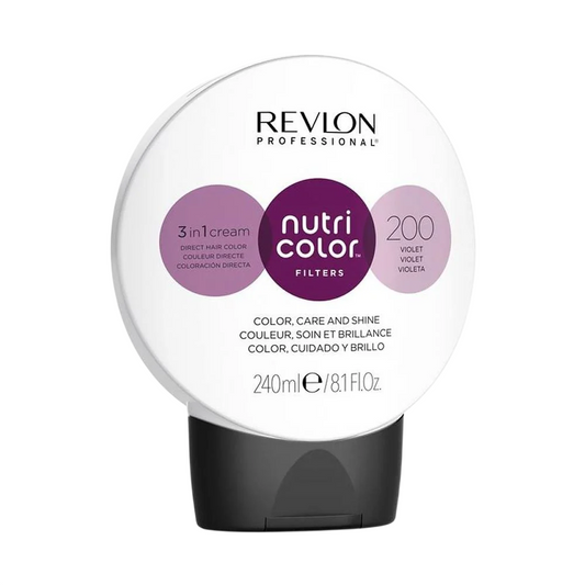 Revlon Revlon, Nutri Color Filters, Haarfarben-Creme-Toner, 200 Violet, 240 ml Regular