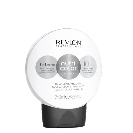 Revlon Revlon, Nutri Color Filters, Semi-permanente Haarfarbe, 1011 Intense Silver, 240 ml Regular