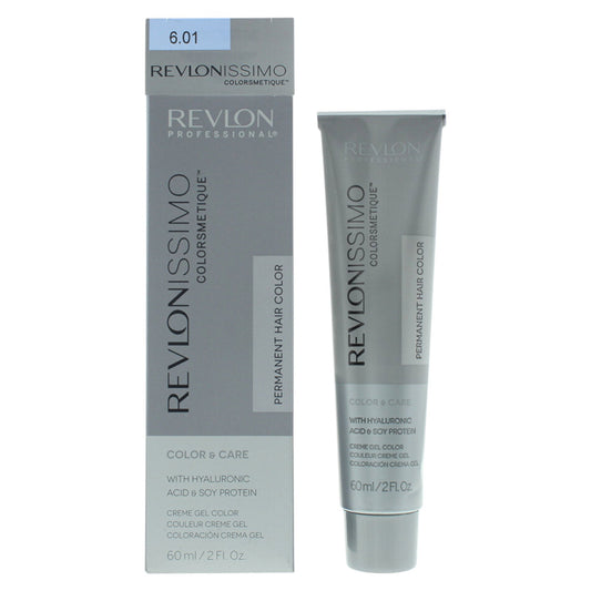 Revlon Revlon, Revlonissimo Colorsmetique, Karmel, Permanente Haarfarbe, 6.01 Dark Natural Ash Blonde, 60 ml Regular