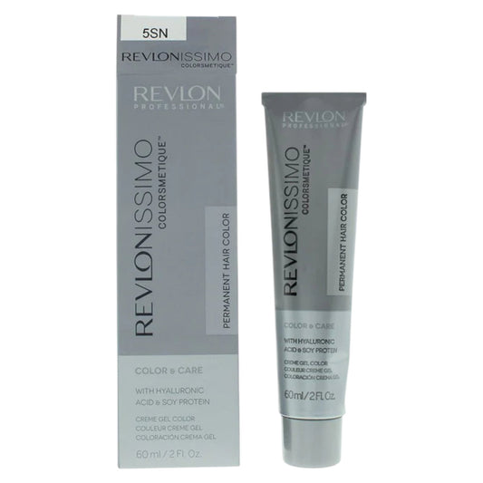 Revlon Revlon, Revlonissimo Colorsmetique, Farb- und Pflegekomplex, Permanente Haarfarbe, 5SN Light Brown, 60 ml Regular