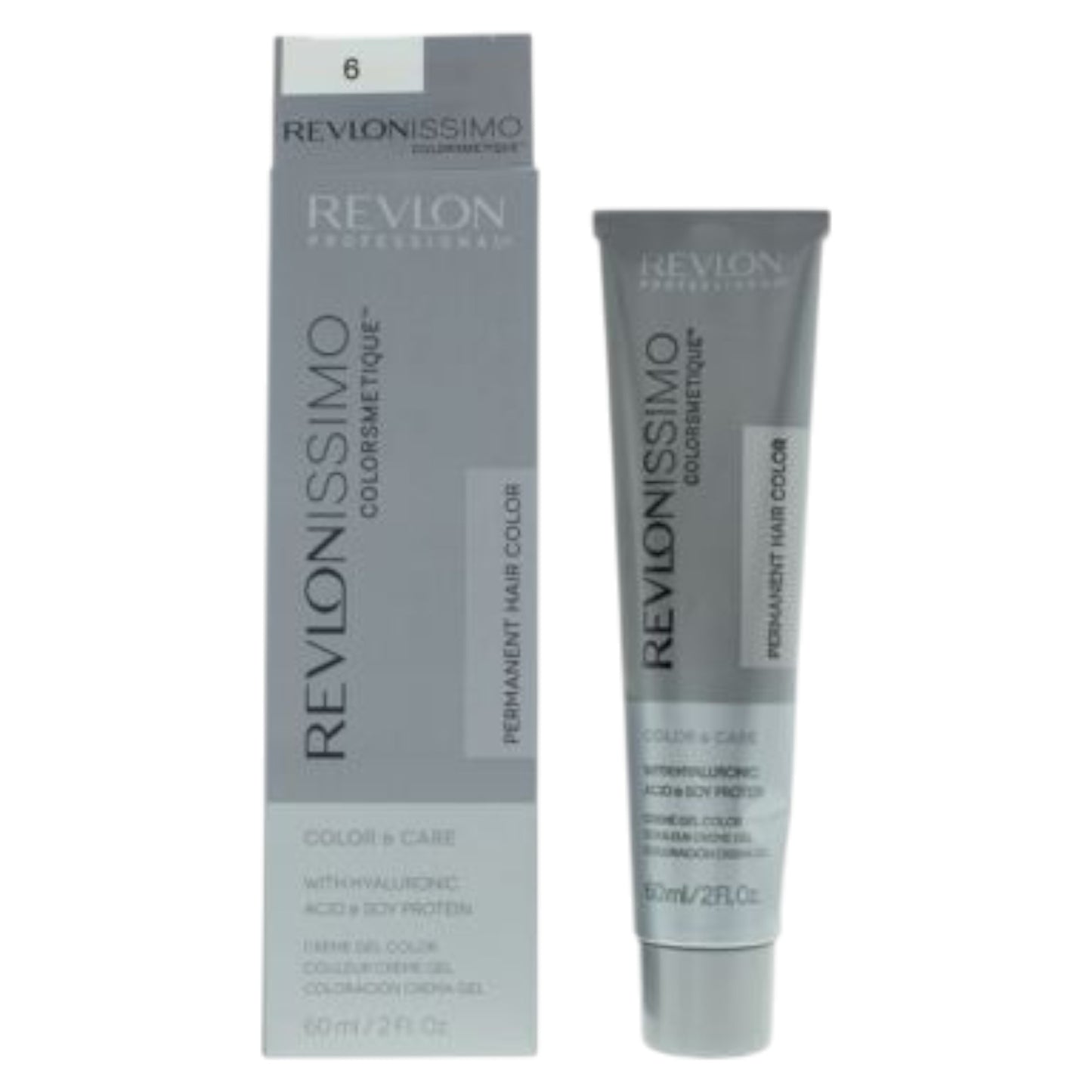 Revlon Revlon, Revlonissimo Colorsmetique, Hyaluronsäure, Permanente Haarfarbe, 6 6 Dark Blonde, 60 ml Regular