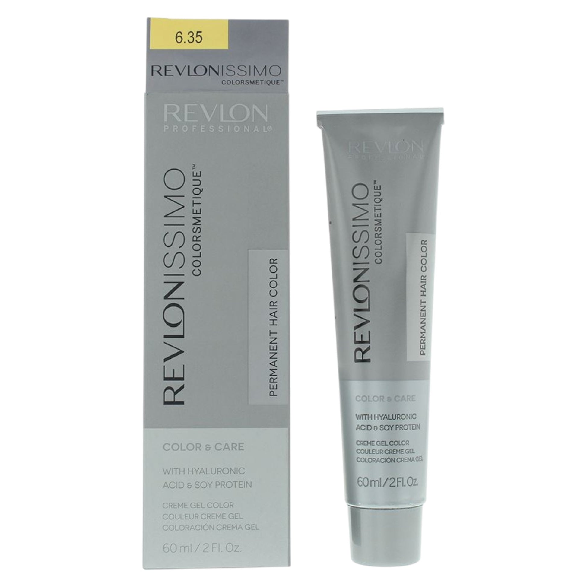 Revlon Revlon, Revlonissimo Colorsmetique, Permanente Haarfarbe, 6.35 Dark Amber Blonde, 60 ml Regular