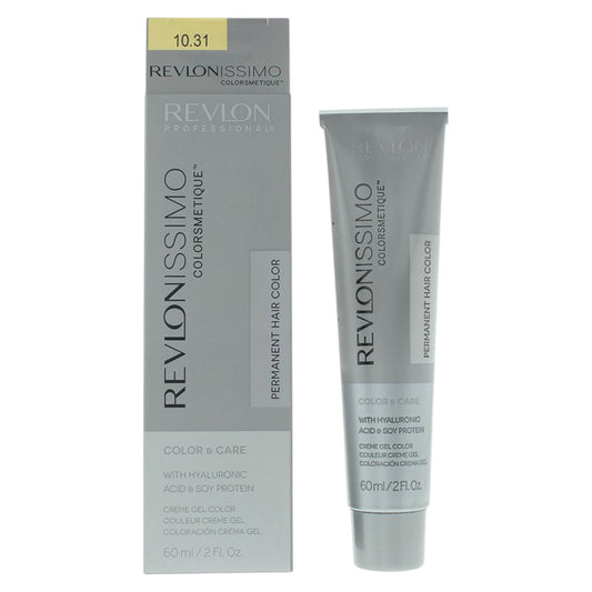Revlon Revlon, Revlonissimo Colorsmetique, Permanente Haarfarbe, 10.31 Pale Beige Blonde, 60 ml Regular