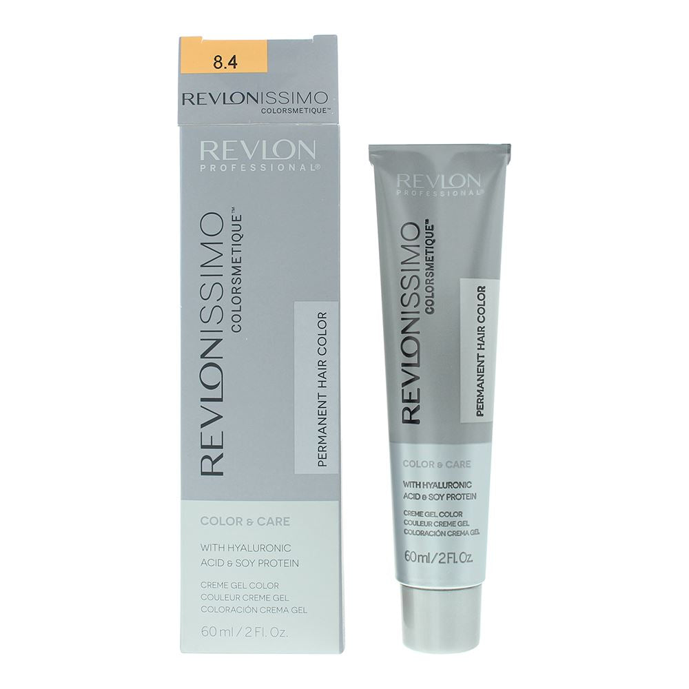 Revlon Revlon, Revlonissimo Colorsmetique, Permanente Haarfarbe, 8.4 Light Copper Blonde, 60 ml Regular