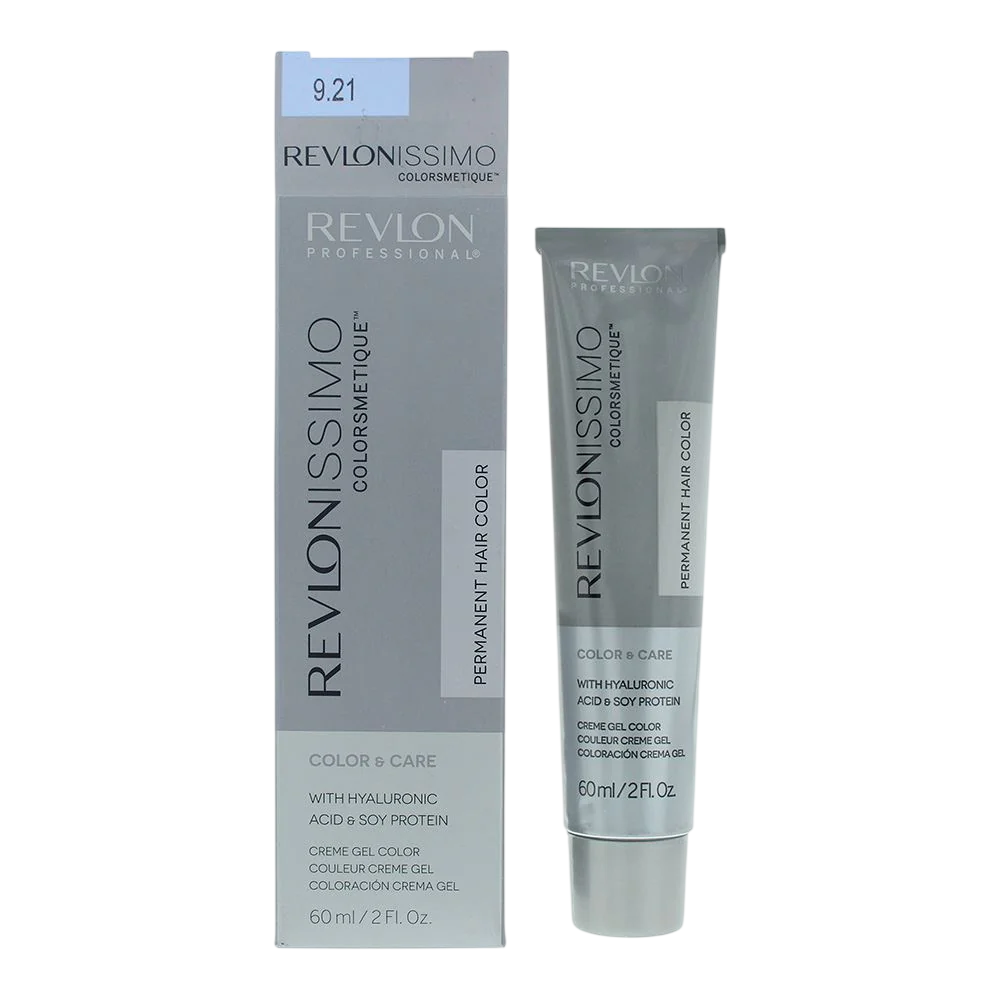 Revlon Revlon, Revlonissimo Colorsmetique, Permanente Haarfarbe, 9.21 Very Light Iridescent Ash Blonde, 60 ml Regular