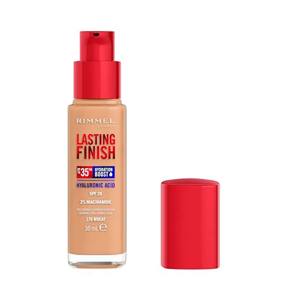 RIMMEL LONDON Rimmel London Lasting Finish Hydration Boost SPF 20 Foundation 170 Wheat 30 ml Kosmetik