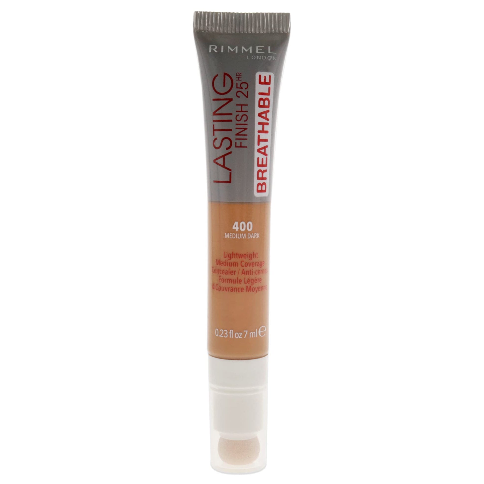 Rimmel London Rimmel London, Lasting Finish, Natürliche mittlere Deckkraft, Creme-Concealer, 400, Mittel Dunkel, 7 ml Regular