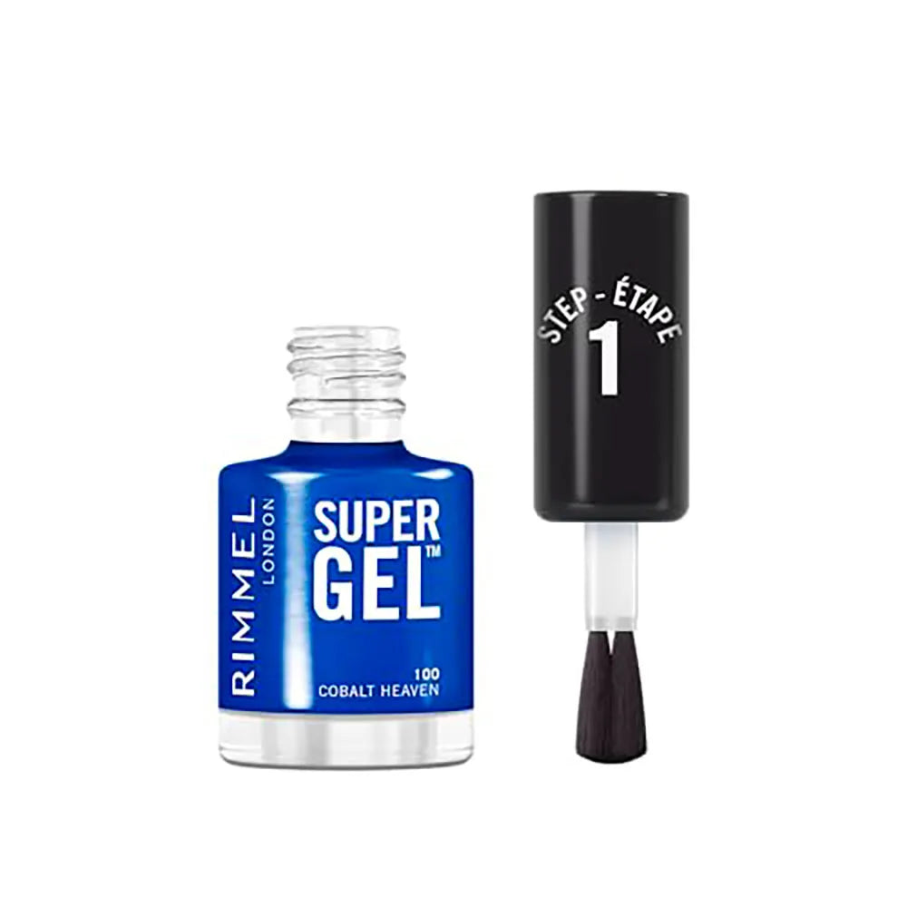 RIMMEL LONDON Super Gel Nagellack 100-Cobalt Heaven 12 ml
