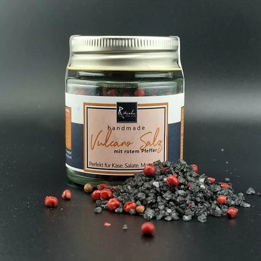 Ritonka Gourmet Smoked Vulcano Salz mit rotem Pfeffer I Handgemacht 120g - Candyshop.ch