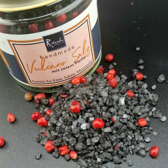 Ritonka Gourmet Smoked Vulcano Salz mit rotem Pfeffer I Handgemacht 120g - Candyshop.ch