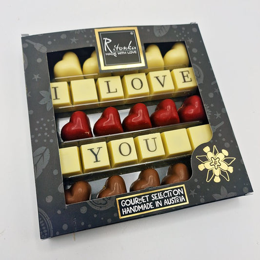 Ritonka 27 handgemachte "I love you" Pralinen - Candyshop.ch