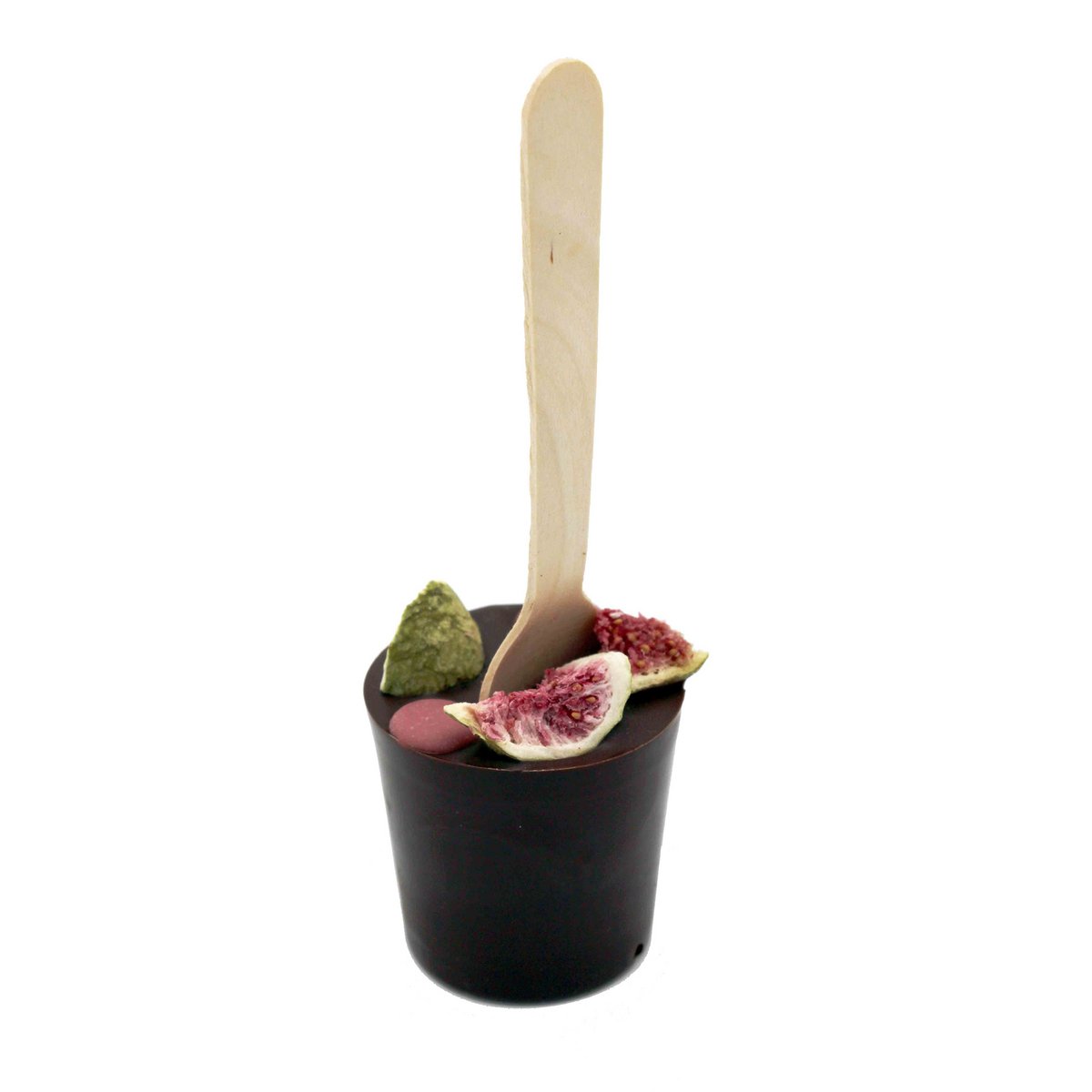 Ritonka Bitter Trinkschokolade Stick - Ruby Nibs, Feige | 60g - Candyshop.ch