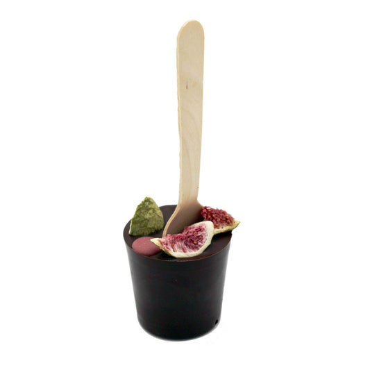 Ritonka Bitter Trinkschokolade Stick - Ruby Nibs, Feige | 60g - Candyshop.ch
