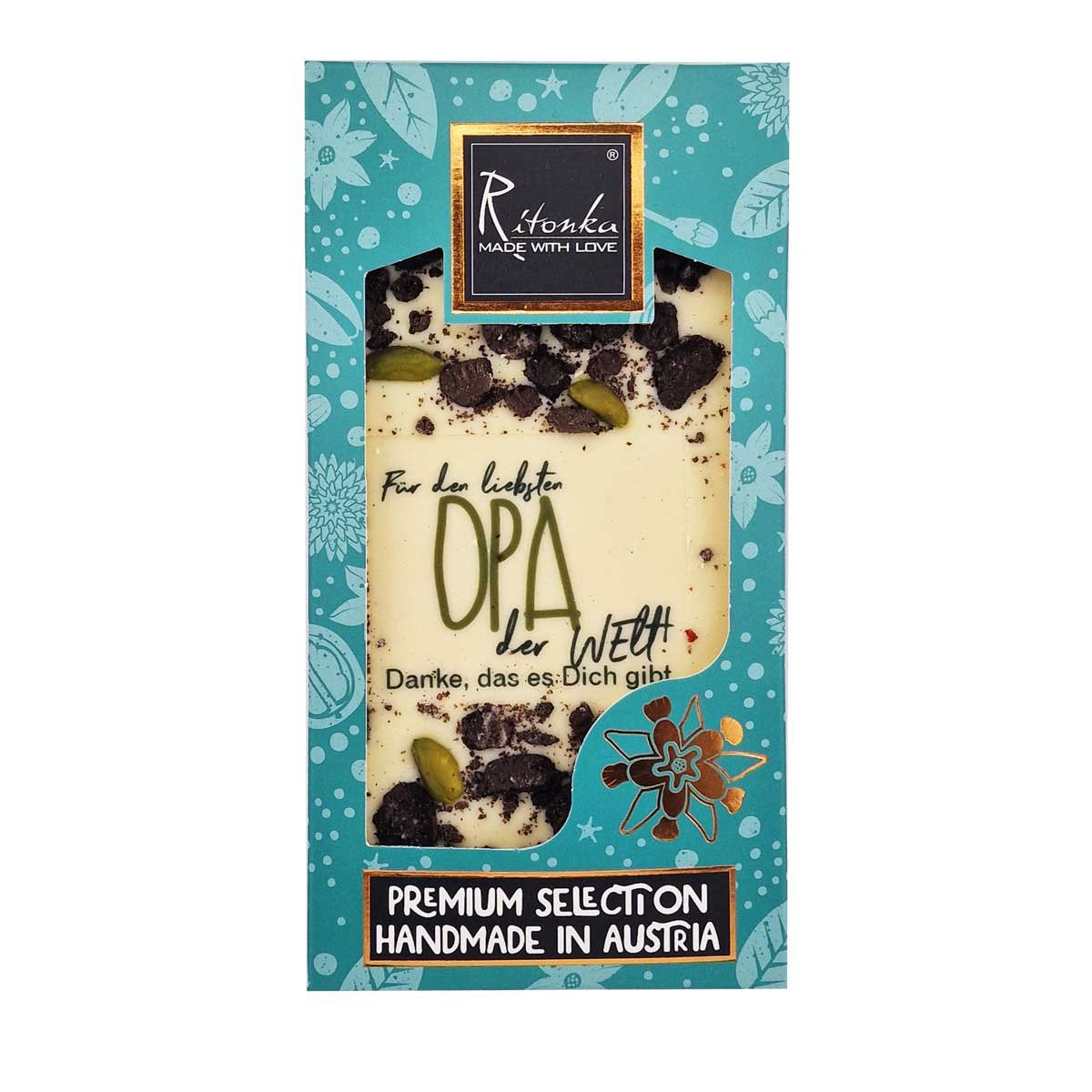 Ritonka Premium Premium weiße Schokolade - Bester Opa 95g - Candyshop.ch