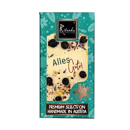 Ritonka Premium weiße Schokolade - Alles Gute - Handarbeit - Candyshop.ch
