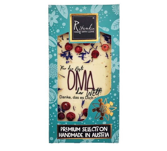 Ritonka Premium weiße Schokolade - Beste Oma 95g - Candyshop.ch