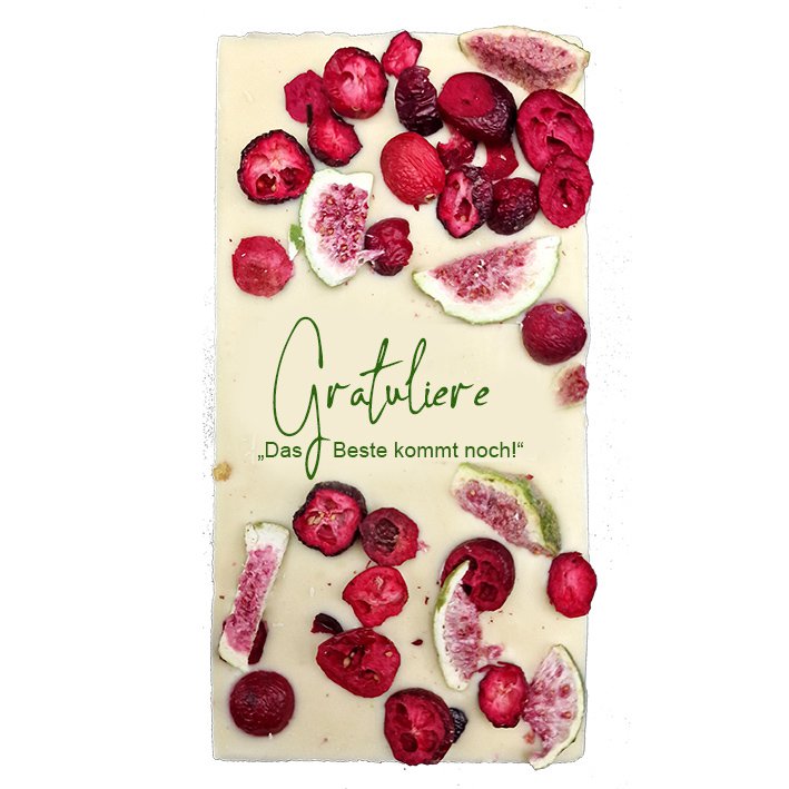 Ritonka Premium weiße Schokolade - Gratuliere! 95g - Candyshop.ch