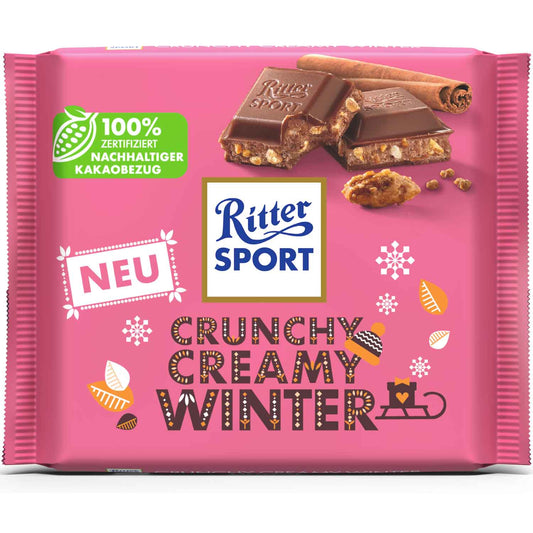 Ritter Sport Crunchy Creamy Winter 100g - Candyshop.ch