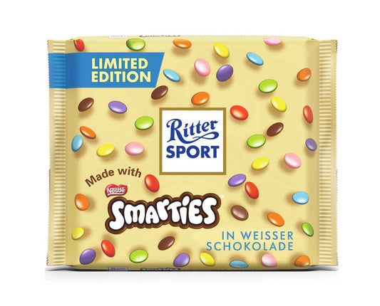 Ritter Sport Smarties Weisse Schokolade 100g