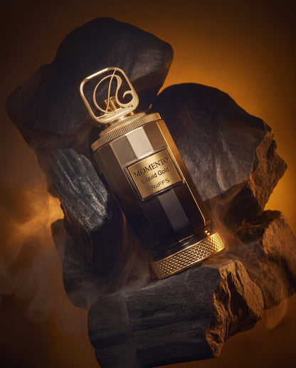 Riiffs Momento Liquid Gold Extrait de Parfum – Holzig-Würzig 100 ml – Detailansicht