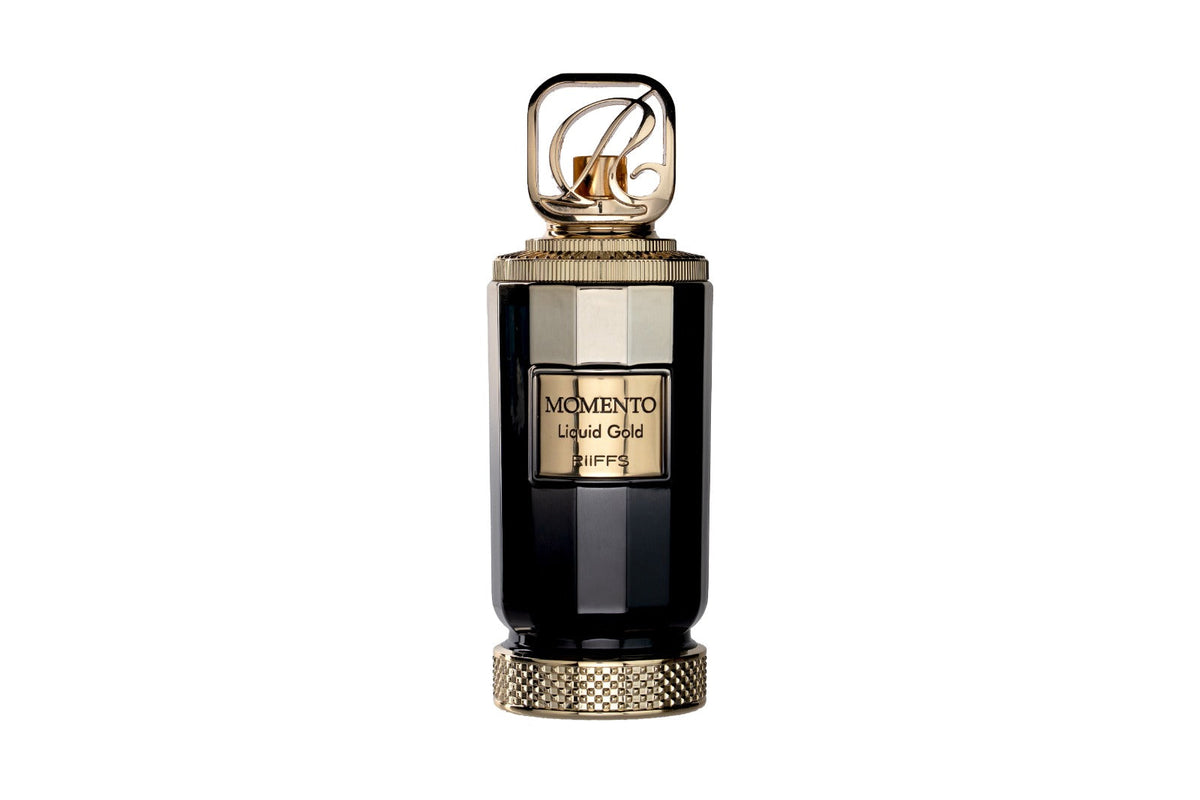 Riiffs Momento Liquid Gold Extrait de Parfum – Holzig-Würzig 100 ml – Produktansicht