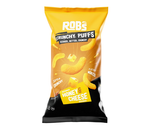 ROB’s Crunchy Puffs Honey & Cheese 130g - Candyshop.ch