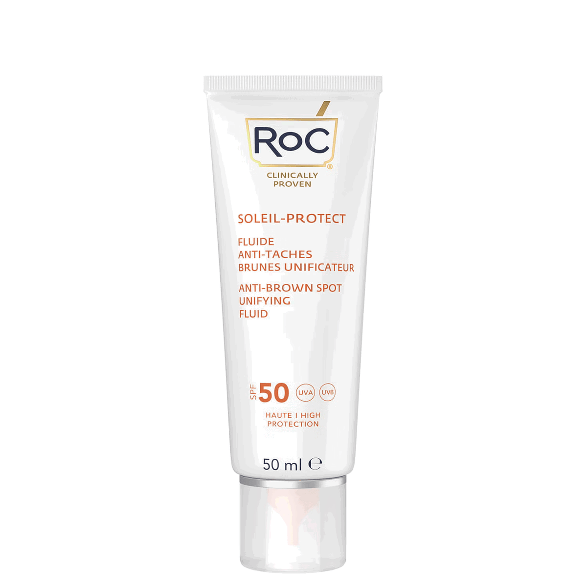 Roc Roc, Soleil Protect, Schutz, Sonnenschutzfluid, Für das Gesicht, 50+, 50 ml Regular