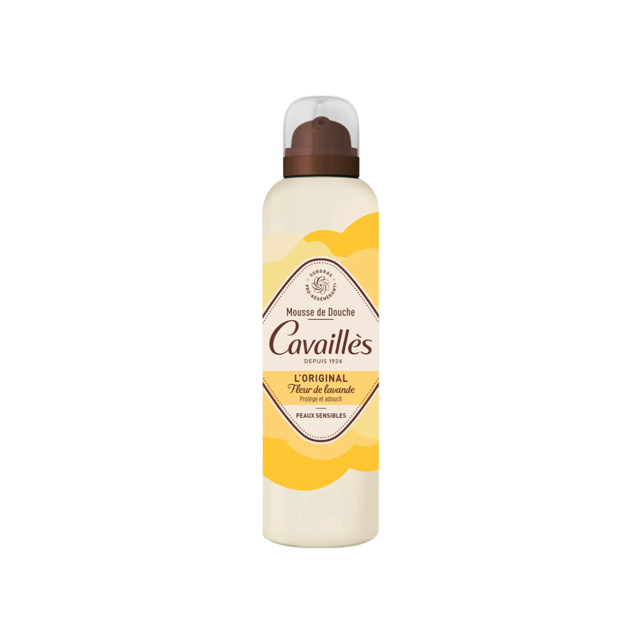 Roge Cavailles L'Original Lavendel Duschschaum 200 ml – Sanfte Reinigung für Frauen