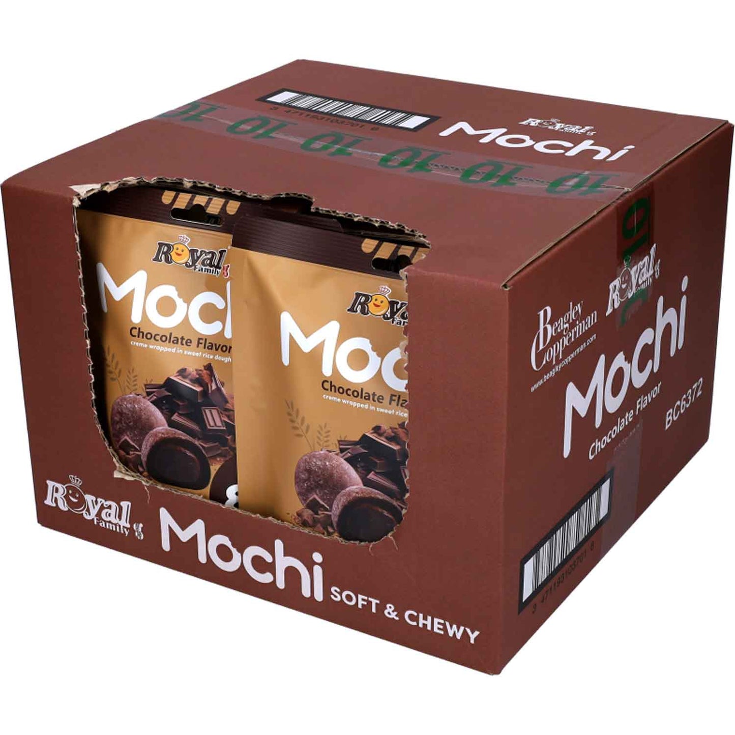 Royal Family Mochi Chocolate 8er  8 einzeln verpackte Schoko-Reiskuchen