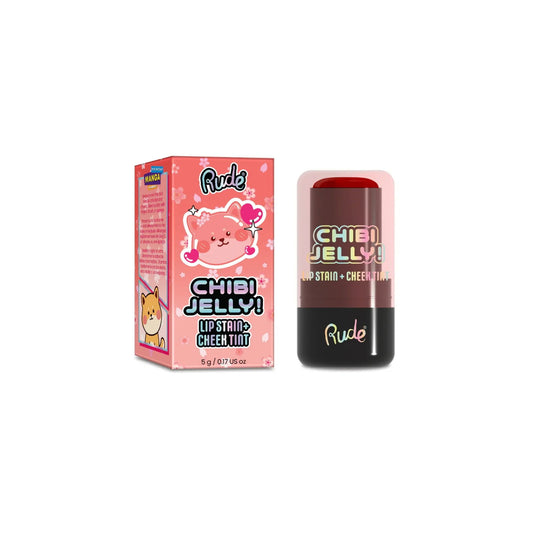 Rude Cosmetics Rude Cosmetics, Chibi Jelly, Lippen- und Wangenbalsam 2-in-1, Momo, 5 g Regular
