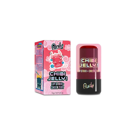 Rude Cosmetics Rude Cosmetics, Chibi Jelly, Lippen- und Wangenbalsam 2-in-1, Sakura, 5 g Regular