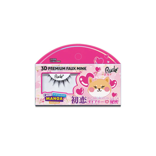 Rude Cosmetics Rude Cosmetics, Chibi Manga Faux Mink - Chibi Paws, Falsche Wimpern Regular