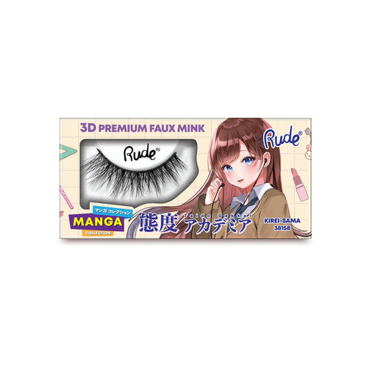 Rude Cosmetics Rude Cosmetics, Chibi Manga Faux Mink - Kirei-Sama, Falsche Wimpern Regular