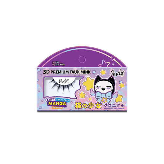 Rude Cosmetics Rude Cosmetics, Chibi Manga Faux Mink - Mystic Kitty, Falsche Wimpern Regular