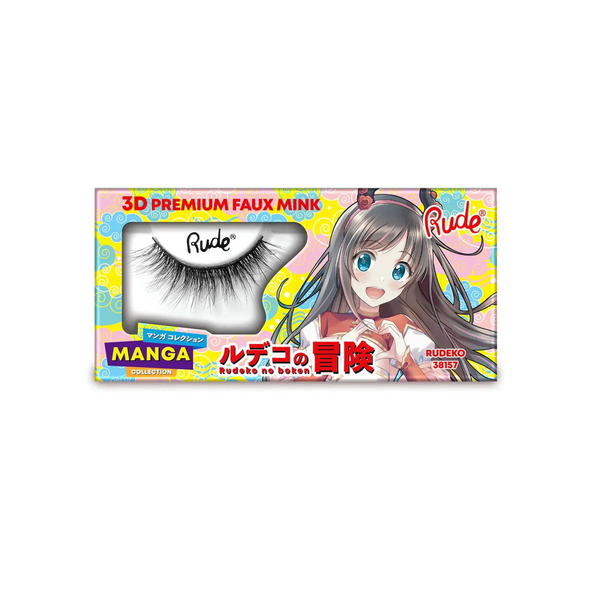 Rude Cosmetics Rude Cosmetics, Chibi Manga Faux Mink - Rudeko, Falsche Wimpern Regular