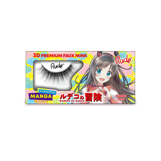 Rude Cosmetics Rude Cosmetics, Chibi Manga Faux Mink - Rudeko, Falsche Wimpern Regular
