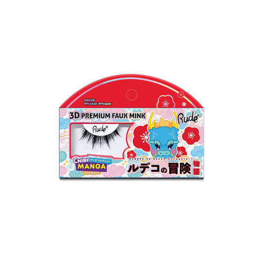 Rude Cosmetics Rude Cosmetics, Chibi Manga Faux Mink - Whisker Whisper, Falsche Wimpern Regular