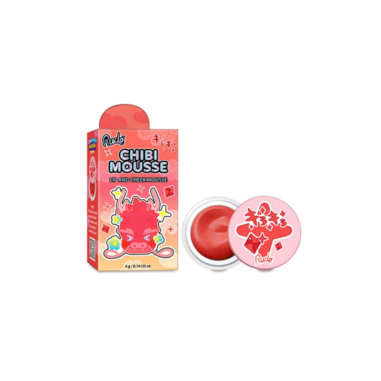 Rude Cosmetics Rude Cosmetics, Chibi Mousse, Lippen- und Wangenbalsam 2-in-1, Toasty, 4 g Regular