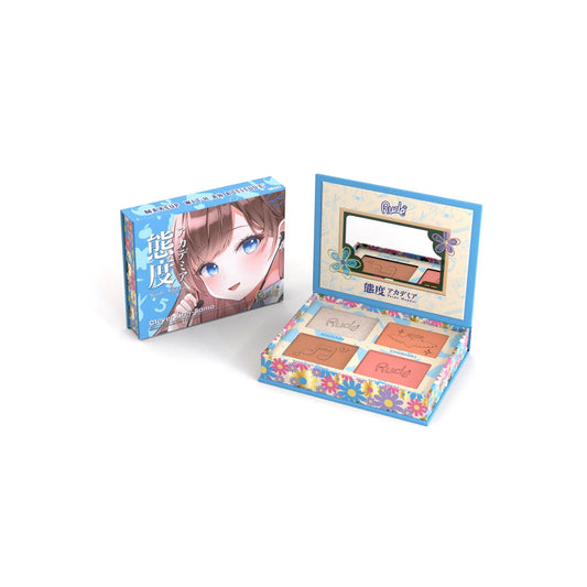 Rude Cosmetics Rude Cosmetics, Clever Kirei-Sama, Mehrzweck, Gesichtspalette, 4 Schattierungen Regular