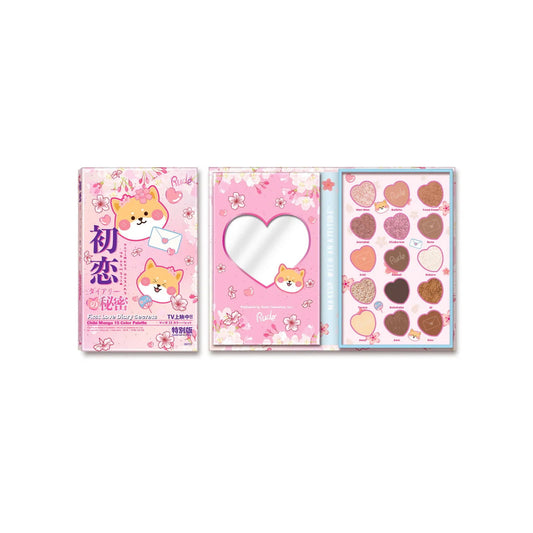 Rude Cosmetics Rude Cosmetics, First Love Diary Secrets, Lidschattenpalette, 15 Schattierungen Regular