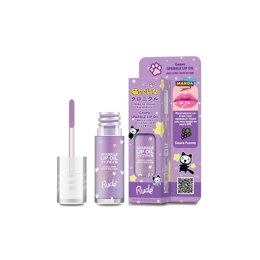 Rude Cosmetics Rude Cosmetics, Grape Sparkle, Lippenöl, 4 ml Regular
