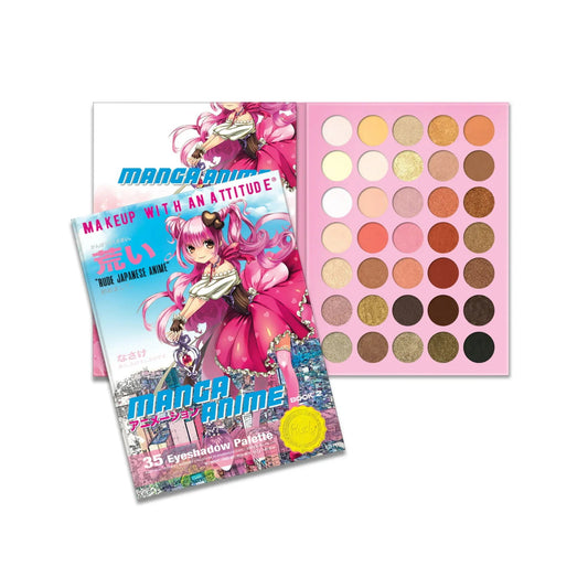 Rude Cosmetics Rude Cosmetics, Manga Anime Book 2, Lidschattenpalette, 35 Schattierungen Regular