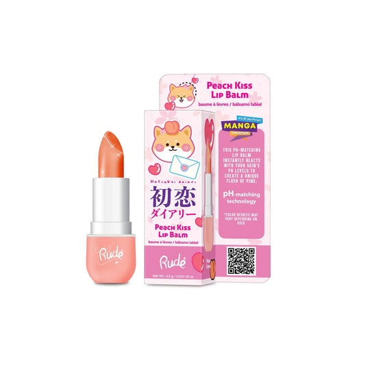 Rude Cosmetics Rude Cosmetics, Peach Kiss, Hydratisierend, Lippenbalsam, 3.5 ml Regular