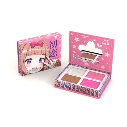 Rude Cosmetics Rude Cosmetics, Sweetheart Sawa-Chan, Mehrzweck, Gesichtspalette, 4 Schattierungen Regular