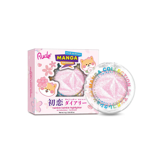 Rude Cosmetics Rude Cosmetics, Twinkle Twinkle, Erleuchtend, Highlighter-Palette, Sawa-Chan's Heart, 4 g Regular